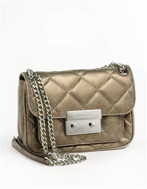 michael kors metallic sloan|michael kors sloan purses.